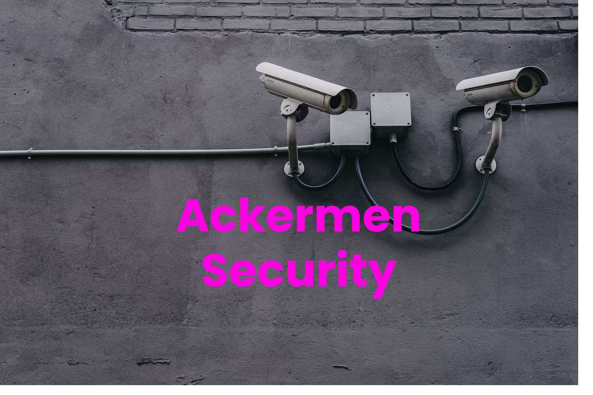 About Ackerman Security Services, Equipment's And More