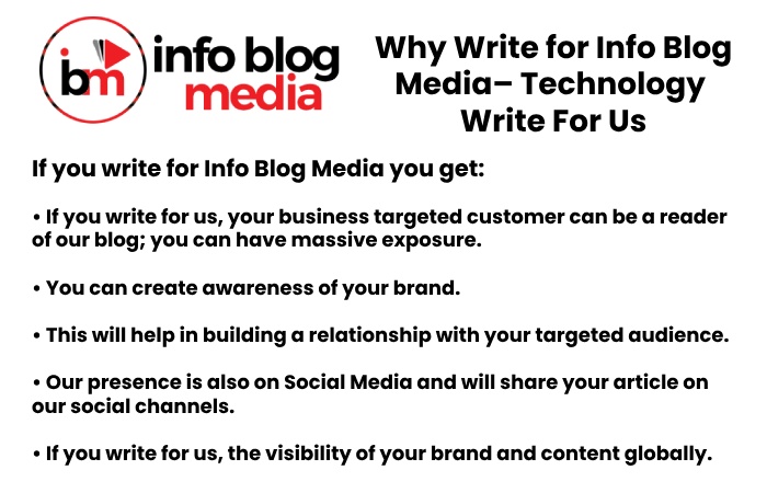 Why Write for Info Blog Media – Technology Write For Us