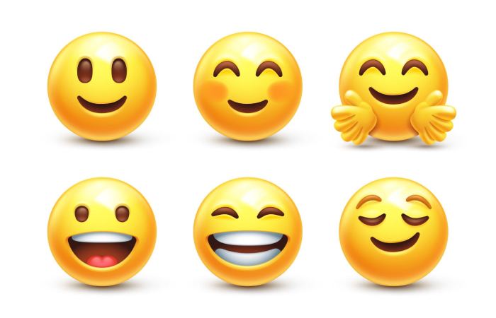 😃Emoji of a smiling face with an open mouth and bright eyes